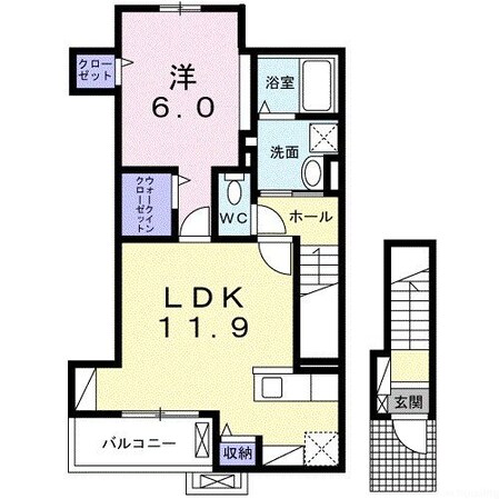 グラシアの物件間取画像